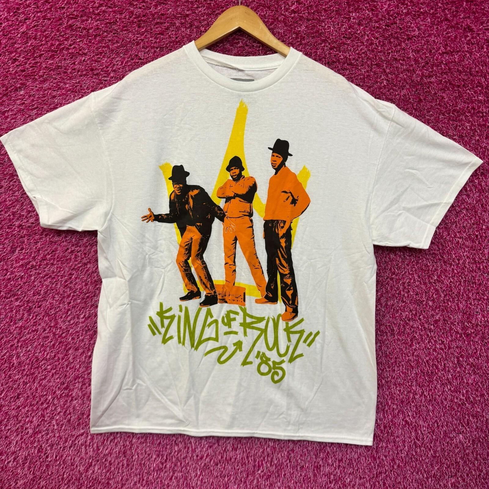 Run DMC 1985 King of Rock Album Art Hip Hop Group Tee XL XL