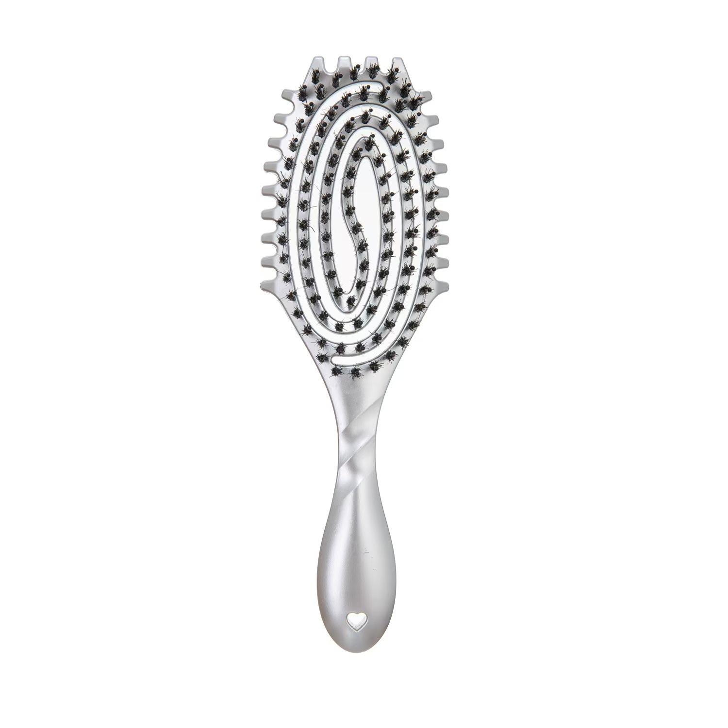 

2026 Bounce Curly Styling Comb Big Wave Curly Hair Comb Fluffy High Cranial Top Hair Comb Hollow Ribs Massage Comb