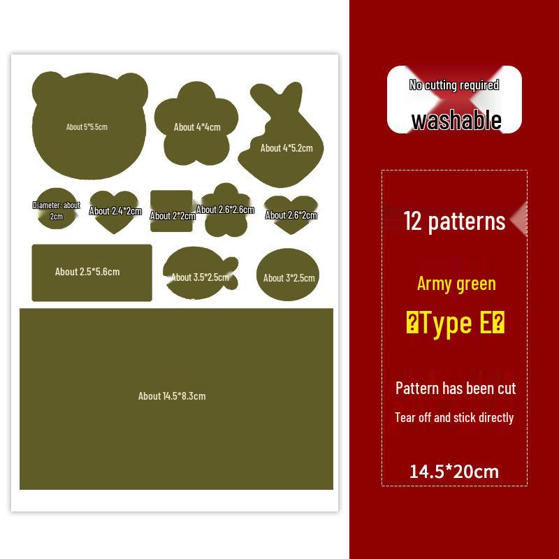 16-Color Self-Adhesive Seamless Repair Patch for Clothes and Jackets