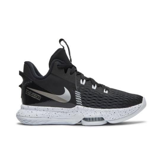 Nike LeBron Witness 5 Black Metallic Silver CQ9380-001