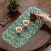 New Chinese Style Double-Sided Brocade Tea Mat Home High-End Tablecloth Retro Desktop Hydrophilic Pad Dry Pour Tea Towel