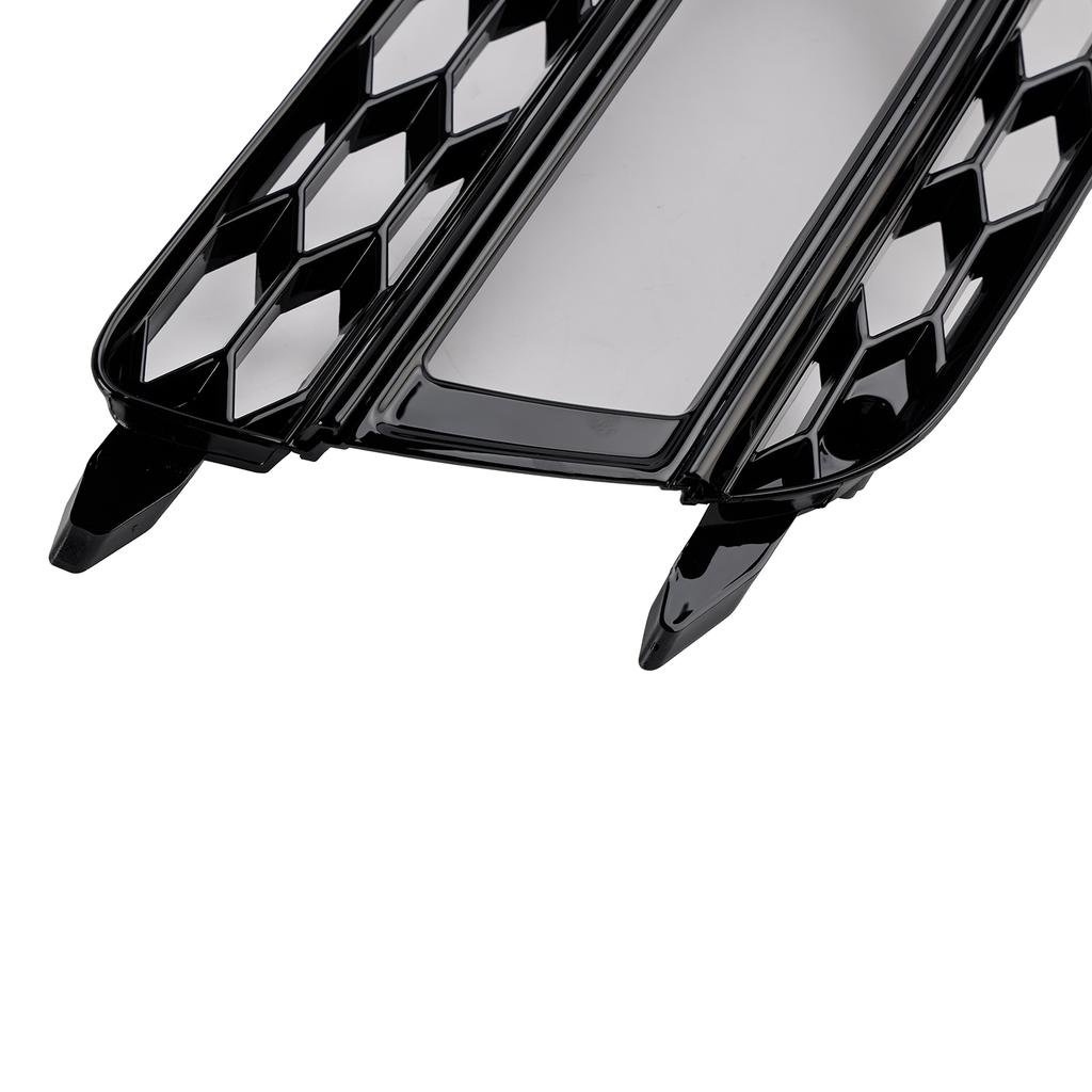 2PCS Front Fog Lamp Black Grille Grill 8T0807681K 8T0807682K Fit A5 S-Line S5 2013-2016