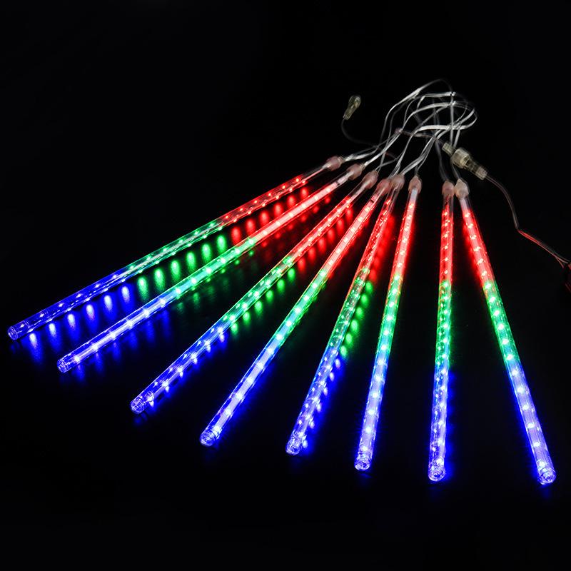 Waterproof LED Meteor Shower Lights: Outdoor Decoration for New Year, Roads, Trees, and Ambiance