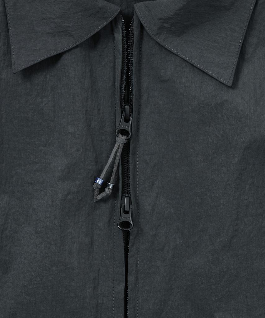 AJOBYAJO Nylon Cape Shirt [Charcoal]