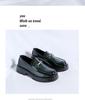 Men's Round Toe Patent Leather Shoes for Business, Formal, and Wedding.