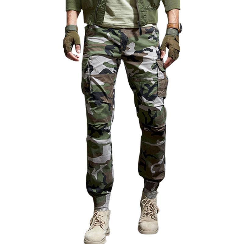 FiveFive Fashion Casual Cargo Pants Male Streetwear Harajuku Joggers Men Clothing Camo Trousers