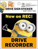 Drive Sign Sticker - Minions (Bob) - 1 Pack
