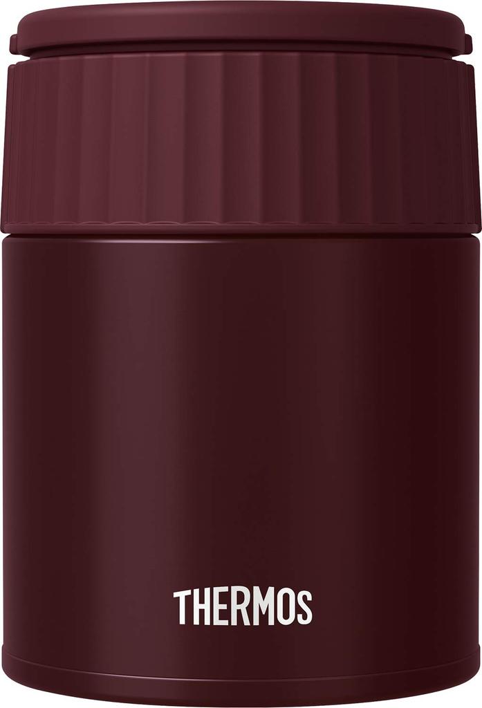 THERMOS CHO Insulated Lunch Vacuum Insulated Soup Jar JBQ-401 Jar, Chocolate, 400ml,