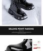 2024 Spring Patent Leather Martin Boots - Men's All-Match, Trendy British Style Work Shoes (33988-R)
