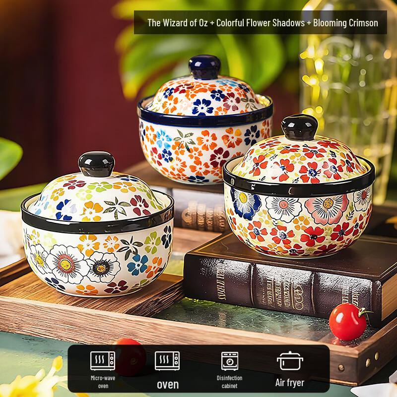OIMG Ceramic Covered Multi-use Bowl