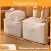 Cotton Linen Storage Bag With Zipper For Bedroom Closet Organization