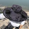 Solar Fan Hat Fishing Hat with Solar Powered Fans Wide Wing Solar Fan Cap USB Solar Fan Adjustable Outdoor