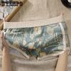 Men's Underwear Pure Cotton Printed Quadrangle Shorts Men's Mid Waist Shorts Youth Shorts