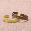 Klassisches Retro Tibetisches Buddhistisches Mantra Kupferarmband Handbemalt Verstellbar Öffnungsfähig für Glück Schutz