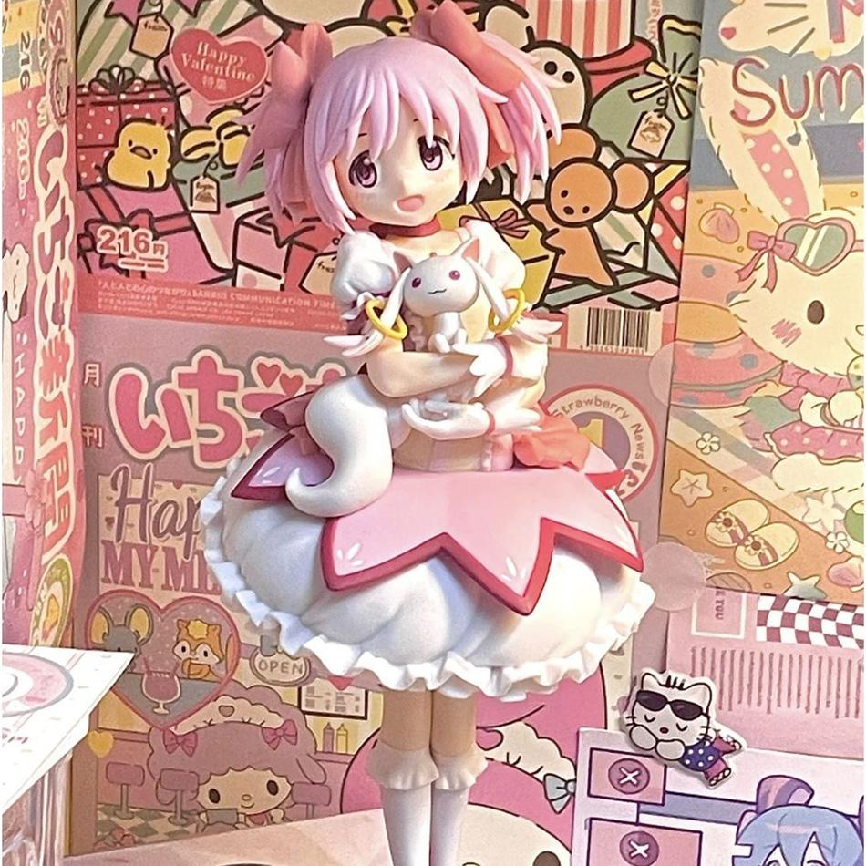 Anime Magikano 14-18CM Puella Magi Madoka Magica Figur PVC Modell Puppe Schreibtischdekoration Actionfigur Sammlerstücke Kindergeschenke