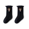 Baby Cotton Socks For Girls Newborn Toddler Ruffle Boneless Sock Children Medium tube Princess Stockings 0-8 Years Autumn Winter