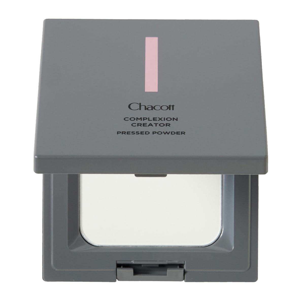 Chacott Complexion Creator N (Pressed Powder) Matte [004 Clear] with Puff, 13g, for touch-ups, with mirror, [Renewed April 2014]
