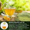 40 Premium Soursop Graviola Leaf Tea Bags 100% Natural Pure Handmade from Soursop Leaves Corn Fiber Tea Bags