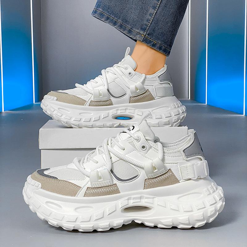 

Summer breathable and non-smelly feet men s sports shoes platform casual dad shoes new trendy high-end trendy shoes 44