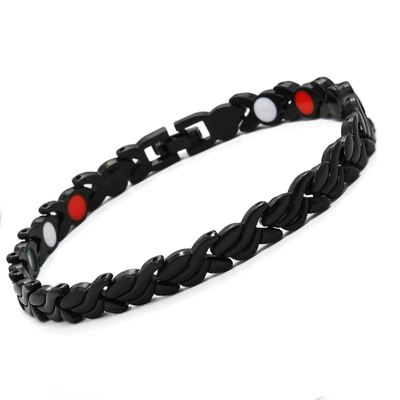 Bransoletki magnetyczne dla kobiet Vintage łańcuszek z rybami Zdrowotne energetyczne bransoletki magnetyczne dla kobiety biżuteria