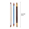 3-Piece Silicone Clay Sculpting Tool Set: Texture Indentation Pen & Carving Knife