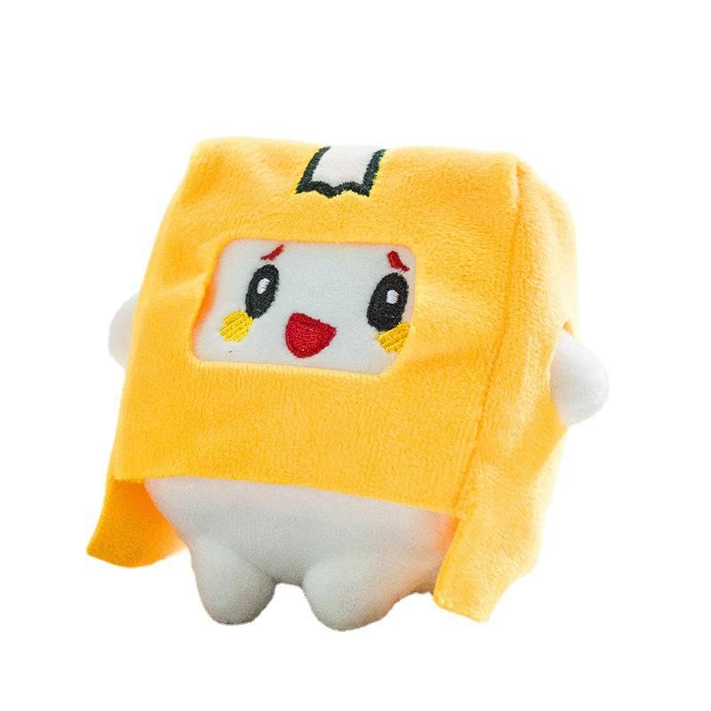 Creative Cartoon Paper Box Little Man Plush Doll Keychain Cute Doll Small Pendant