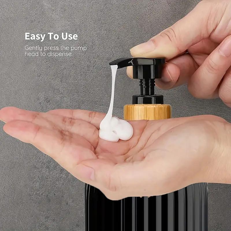 Refillable Strip Soap Dispenser Hotel Wall Mounted Soap Dispenser Set Hand Sanitizer Shampoo Conditioner Bottle Holder for Shower Wall