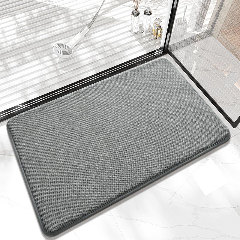 Bathroom Rugs Absorbent Non-Slip Mat for Shower Door Entrance Floor Mat Household
