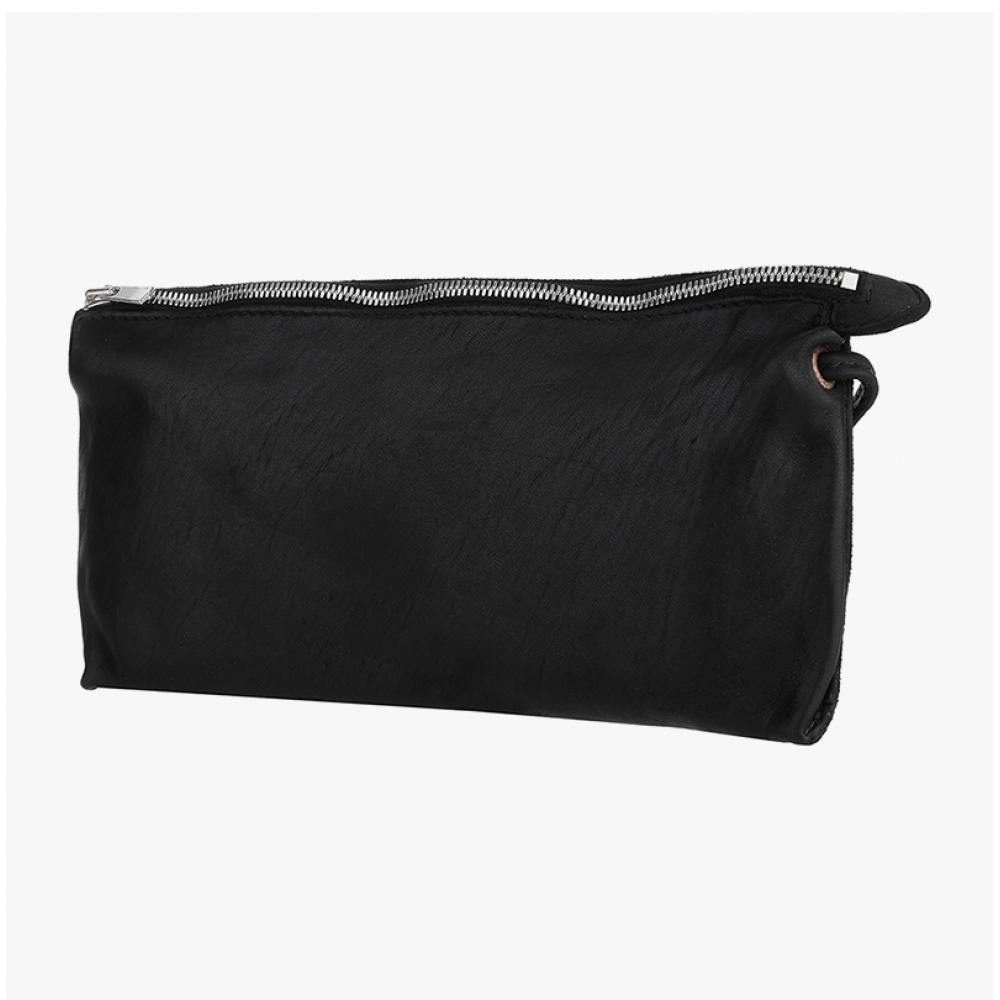 Guidi Soft Horse Full Grain Crossbody Clt01 Blkt