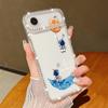 Cute Astronaut Printed Bling Diamond Case For iPhone 17 Air 16e 16 14 15 13 17 Pro Max 15 16 Plus 17 Soft Silicone Phone Cover
