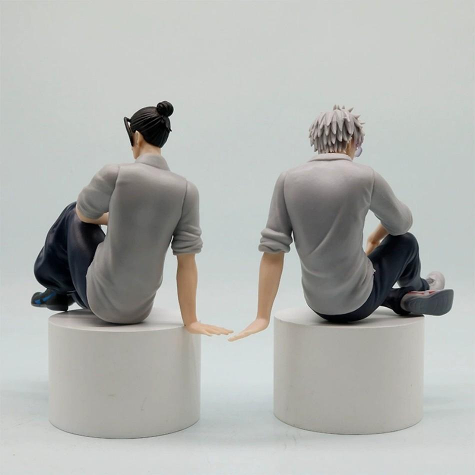 In Stock Jujutsu Kaisen 10cm Gojo Satoru Geto Suguru Action Figure PVC Kawaii Toys Dolls Anime Birthday Gift