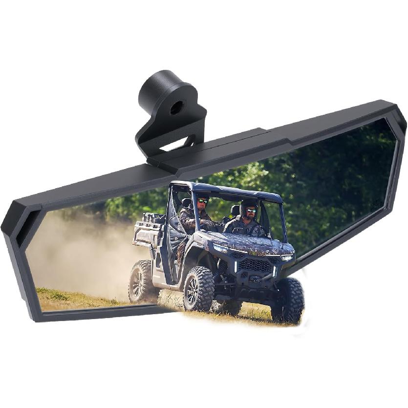 KEMIMOTO Rear View Mirror Compatible with CFMOTO UFORCE U10 Pro/Pro XL 2025-2026 & ZForce 950 Sport & Trail -2025, Multi-Angle Adjustment, Features