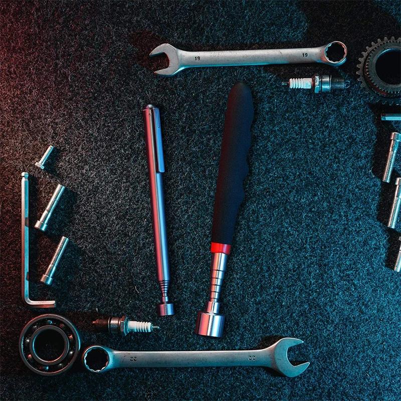 Τηλεσκοπικό μαγνητικό στυλό Μεταλλουργίας Handy Tool Magnet χωρητικότητας για μάζεμα μπουλονιού παξιμαδιών Ρυθμιζόμενο Μίνι στυλό ράβδου παραλαβής