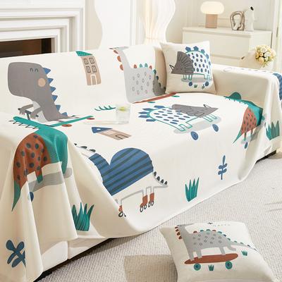 Sofa Cover Towel Full Cover Non-Slip Sofa Cushion Summer Seat Cushion for Summer Cartoon Universal Leather Sofa Cover