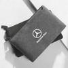 JVC4   Suede Car Driving Document Bag Credit Cards Storage Bag ID Cover For Mercedes Benz W204 W205 W212 W213 W221 GLA GLC CLK GLA AMG