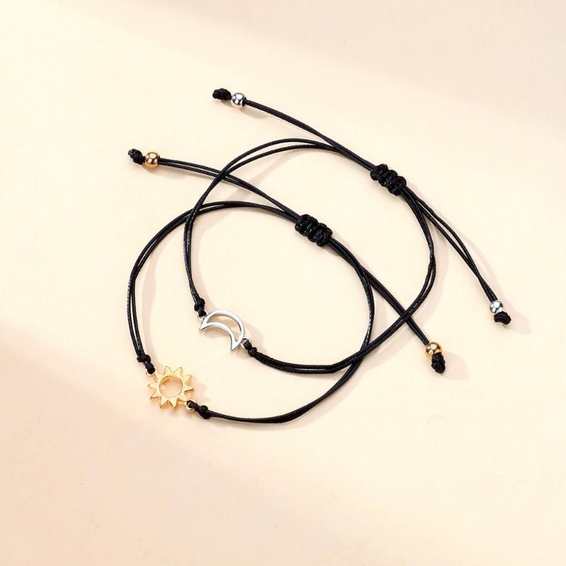 Sun-moon Friendship Matching Bracelets BFF Distance Relationship Bracelets for Friends Him Her Mother Daughter