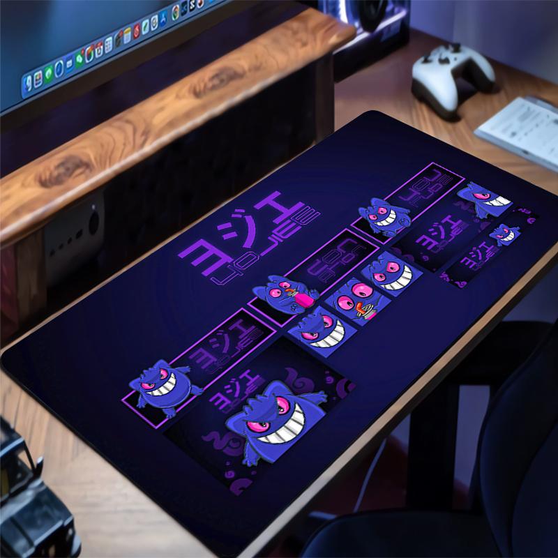 Mouse Pad Pokemon Pikachu Gengar Professional eSports Game Players Speed Lock Edge Rubber Rug Game Desk Mousepad Keyboard Mat
