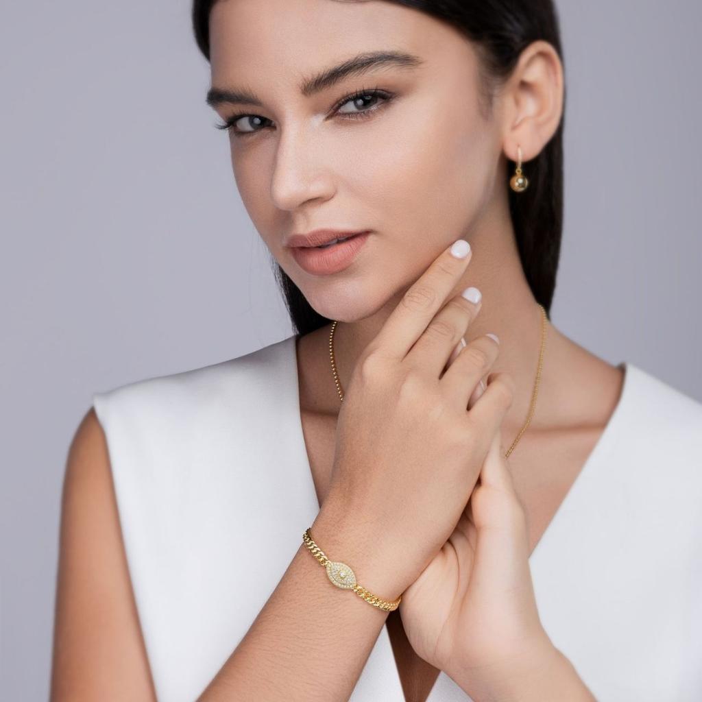 S925 Silver Bracelet Moissanite Chain Hand Jewelry