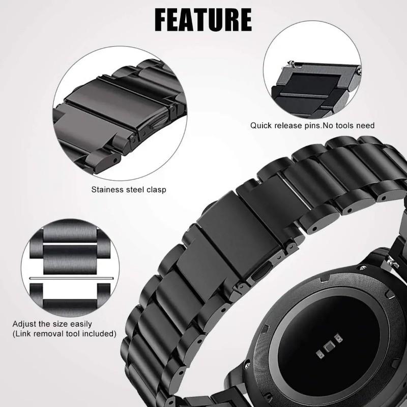 Replacement Bracelet for COROS PACE 2 3 Watchband Stainless Steel Metal Strap+PC Protective Shell for COROS Pace Pro