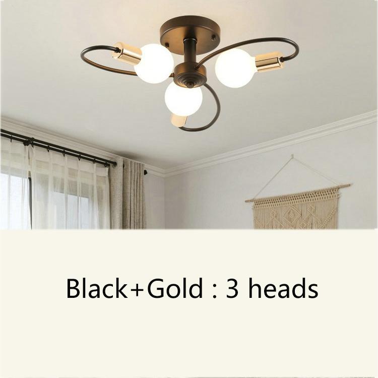 3/6/8 głowice lampa sufitowa LED do salonu Nordic światło kopuły oświetlenie do dekoracji domu naturalne światło 3 kolory oświetlenie żyrandol