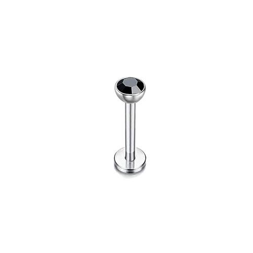 Bobisty 16G Hypoallergenic Stainless Steel Labret Lip Stud Piercing for Women Men CZ Forward Helix Earrings Cartilage Piercing