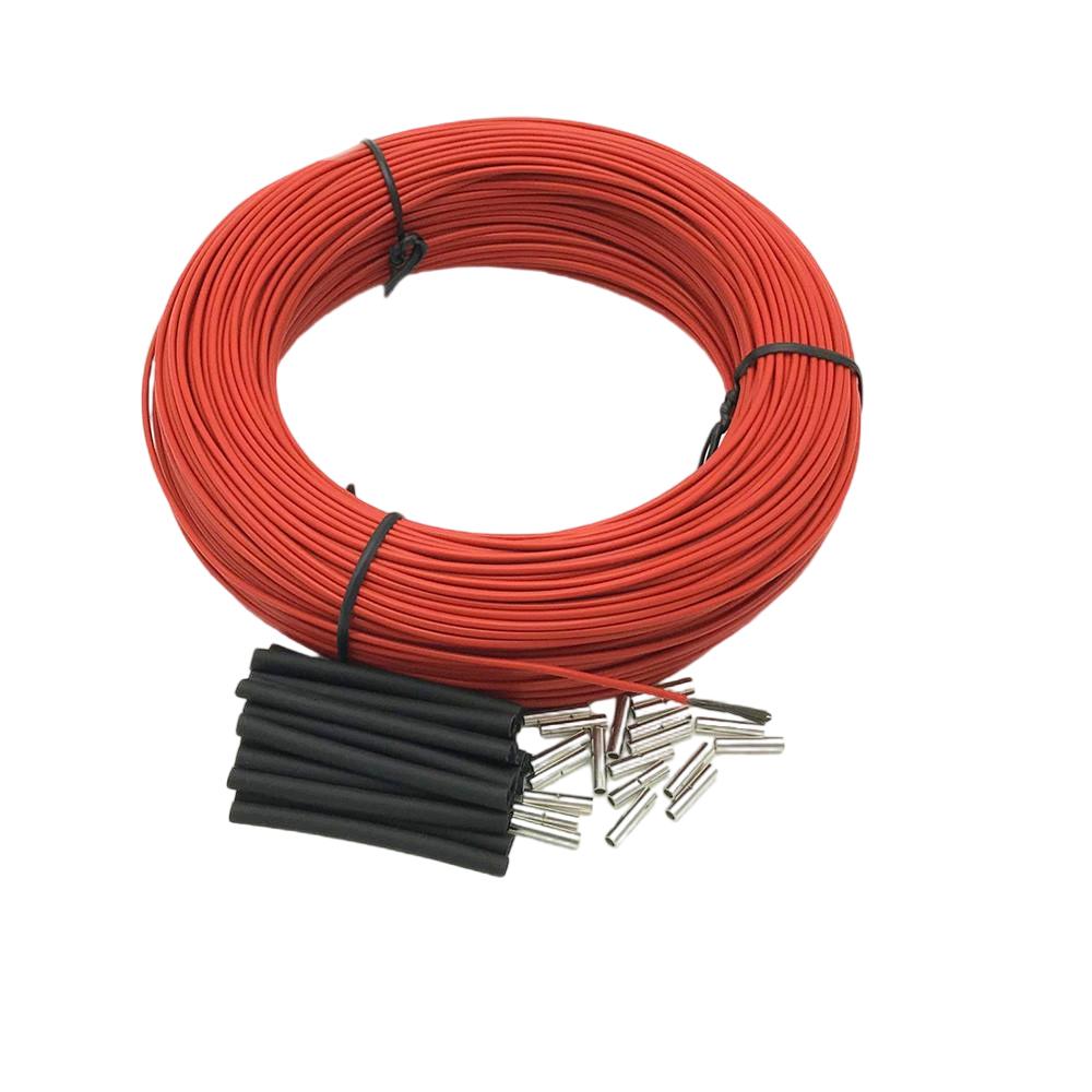 9K Infrared Carbon Fiber Heating Cable 10/30/50/100m Warm Floor Heating Wire DIY Electric Heating Cable