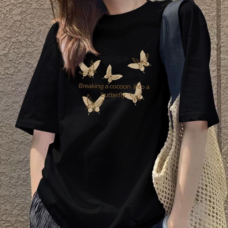 

Отлично подходит для многослойности и повседневных выходов: Женская футболка с коротким рукавом XXL