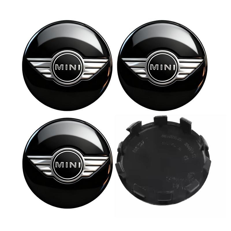 4Pcs 54MM 56MM Car Wheel Hub Center Cap Badge Accessories For BMW MINI Cooper S Works JCW R55 R56 R50 R53 R60 R61 F54 F55 F56..