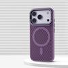 Honeycomb Grid Mesh Cooling for Magsafe Case for iPhone 17 Pro Max 16 15 13 14 12 Plus Alloy Lens Bracket Wireless Charge Cover