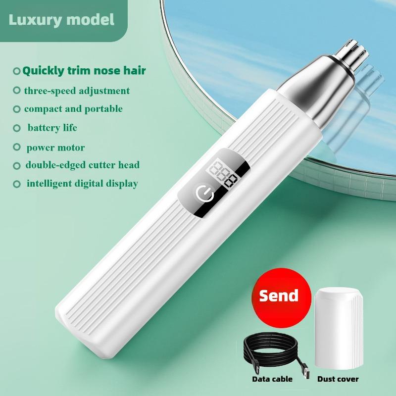 Elektrischer Nasenhaartrimmer Herren Nasenhaarrasierer wiederaufladbar Edelstahl Nasenhaartrimmer Artefakt