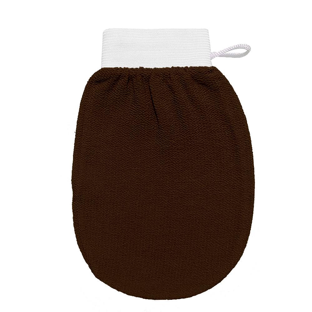 Multicolor Exfoliating Washcloth & Glove Set: Double-Sided, Single Layer, Massage & Back Scrubber.