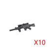 Military Weapons Accessories Building Blocks Russian Special Forces AK Rifles Tactical Bulletproof Vests Equipments Bricks Toys
