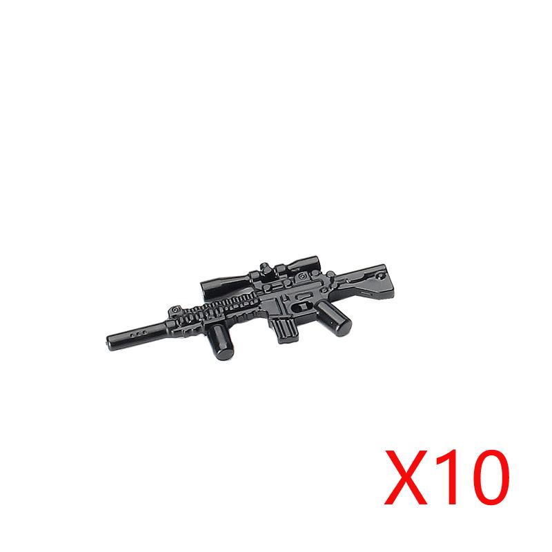 Military Weapons Accessories Building Blocks Russian Special Forces AK Rifles Tactical Bulletproof Vests Equipments Bricks Toys