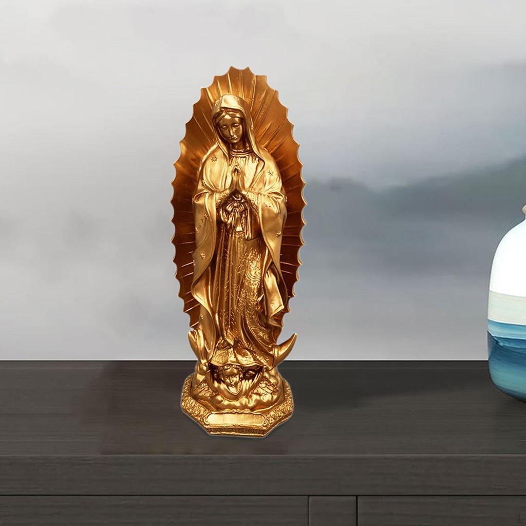 Soška Panny Marie Vánoční Domácí Dekorace Ornament Stolní Řemesla Elegantní Figurka